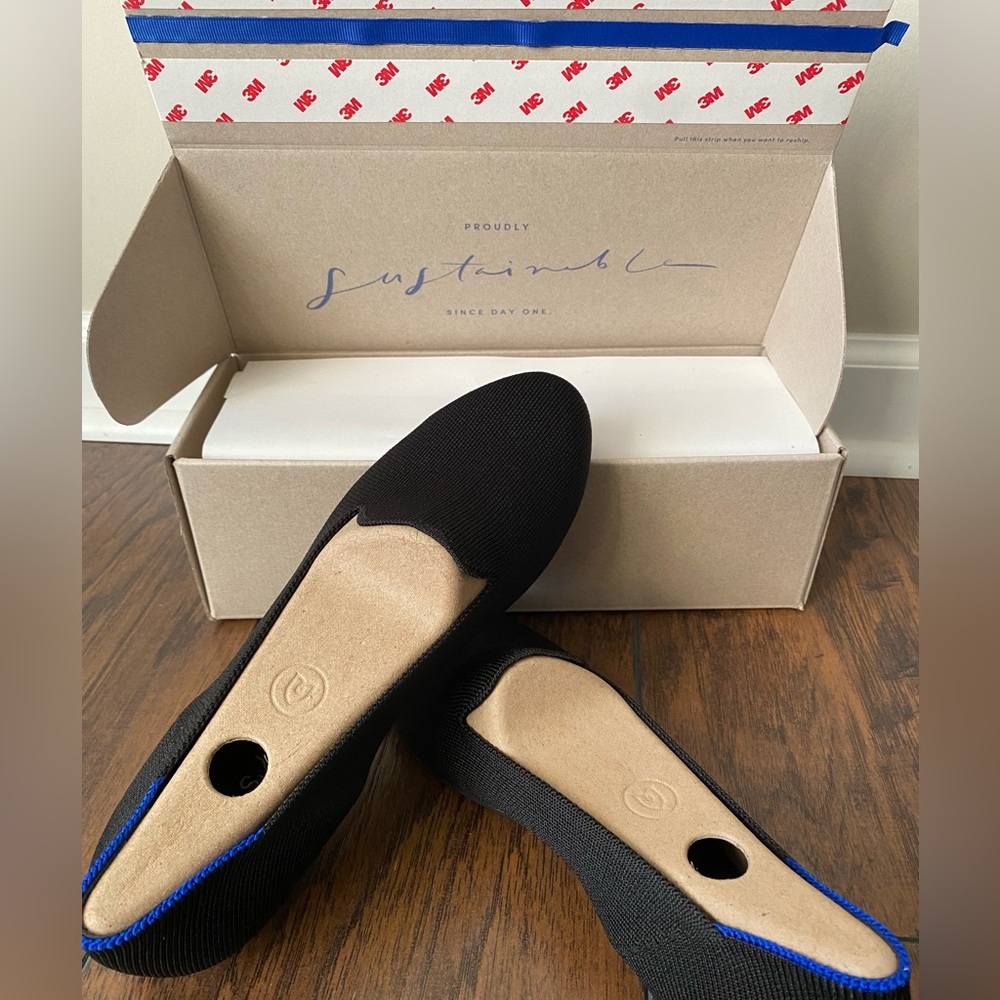 Brand new Rothy’s black loafers size 9.5